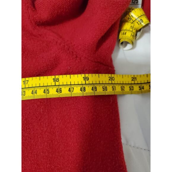 Eddie Bauer Christine Long Sleeve Womens Cardigan Sweater Red Size LG - Picture 12 of 12